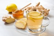 Ginger tea with lemon and honey(Image via Getty Images)